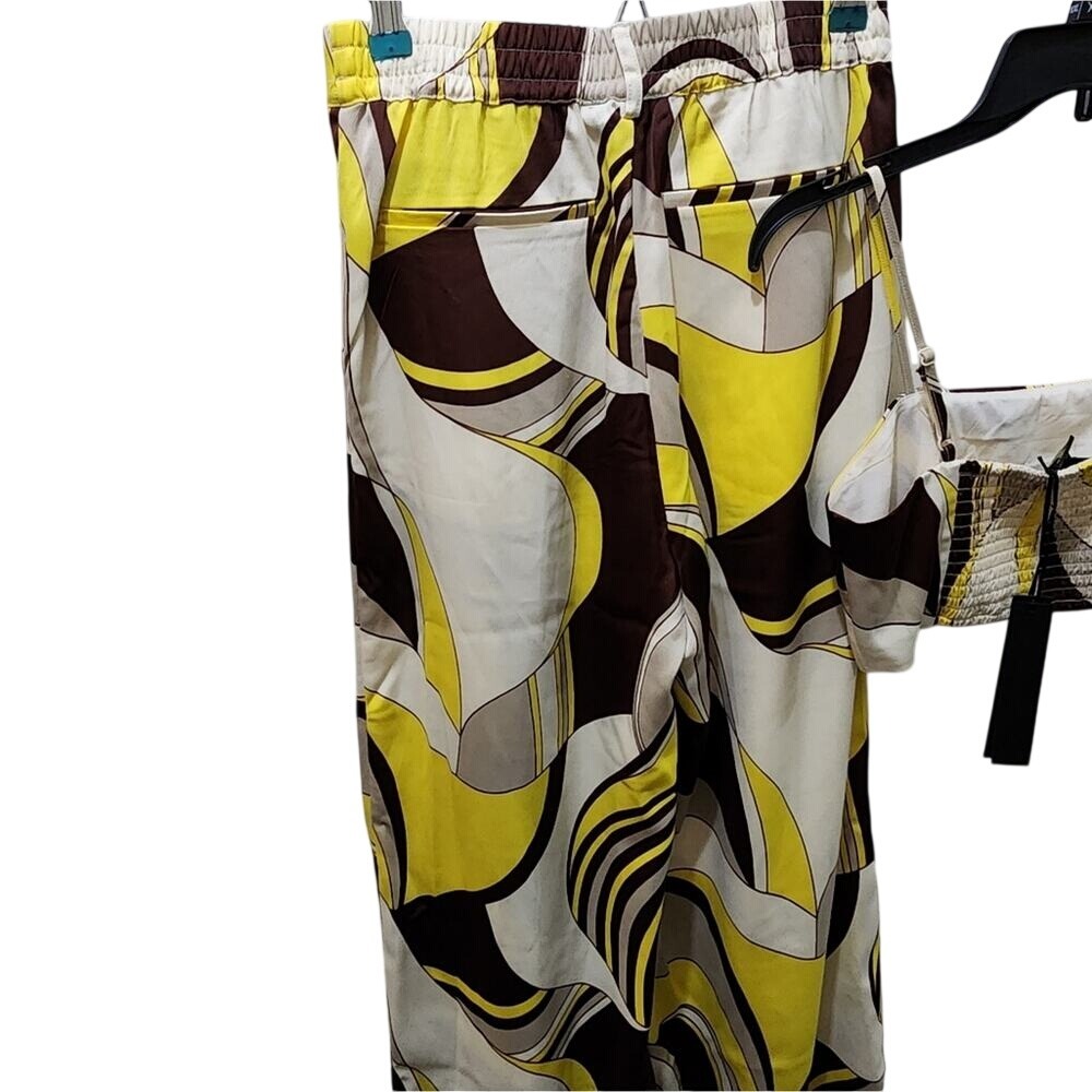 House of Harlow 1960 x Revolve 2pc satin tank and wide leg pants size small new - Picture 4 of 13